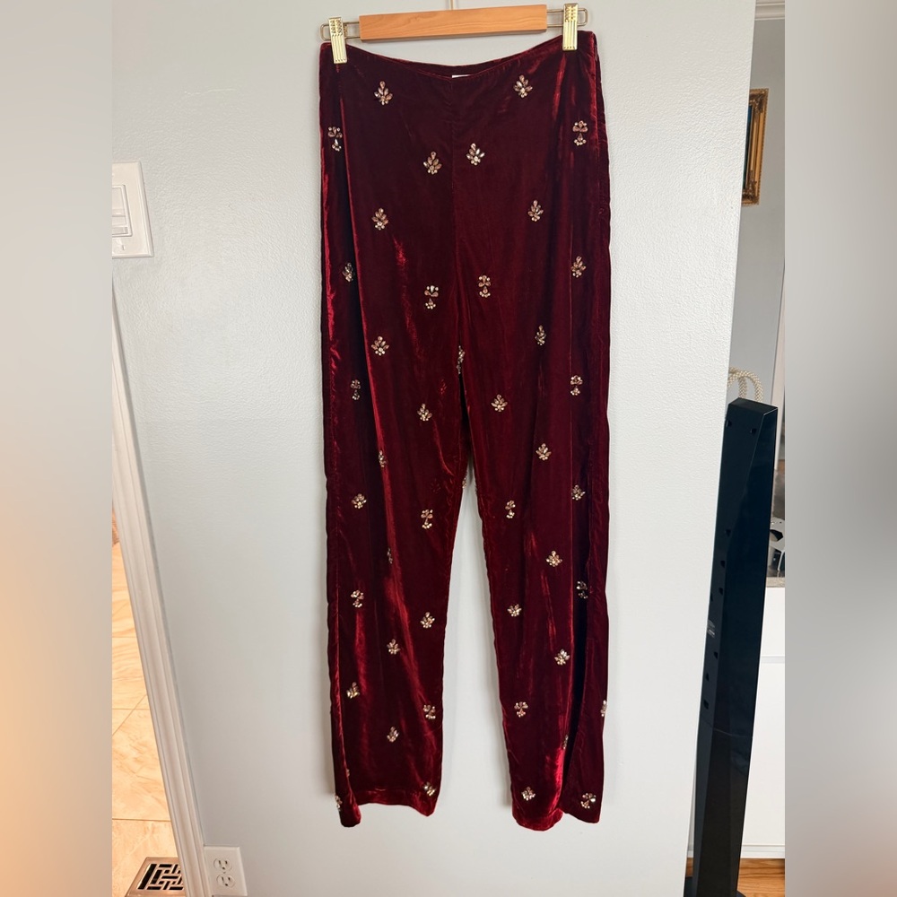 Velvet MISA Embellished Pants NWT - Picture 5 of 5
